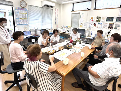 岡部校生徒さんの休憩風景